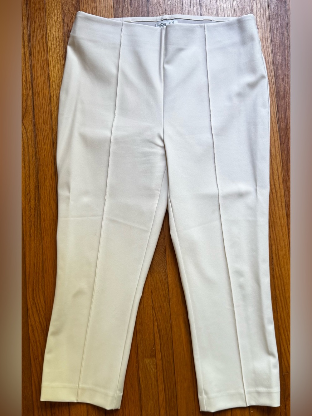 Rachel Zoe Ivory High-Waist Dress Pants